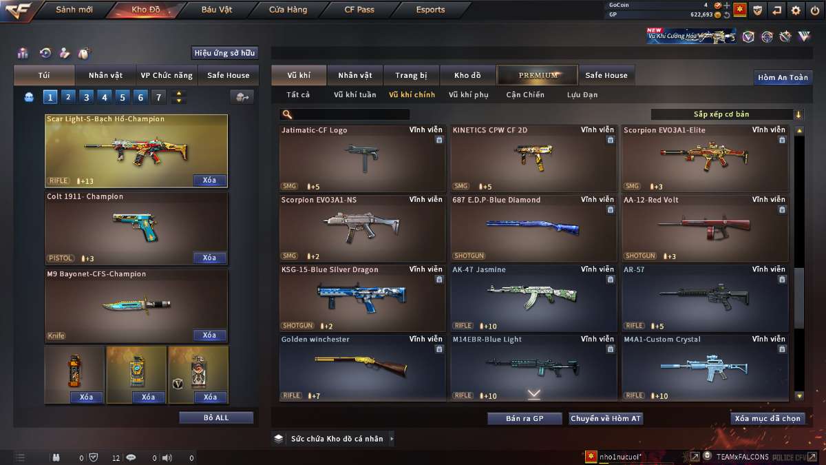 shop acc cf uy tin gia re